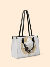Motherland White Premium Leather Handbag QR0TD331