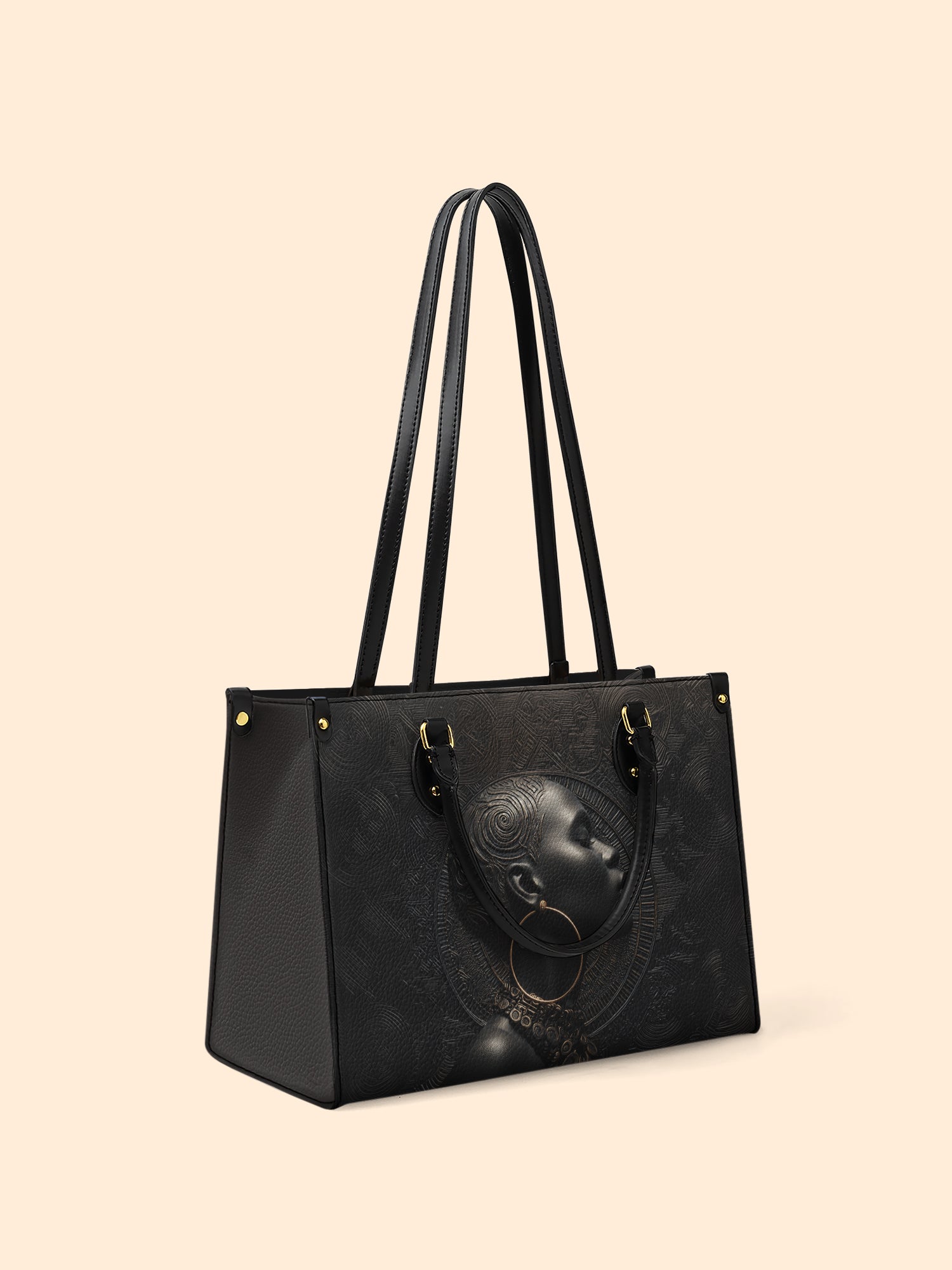 Onyx Soul Premium Leather Handbag QR0TD281