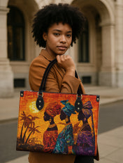 Golden Sisters Premium Leather Handbag QR0TD089