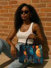 Echo Of Tribe Premium Leather Handbag QR0TV182