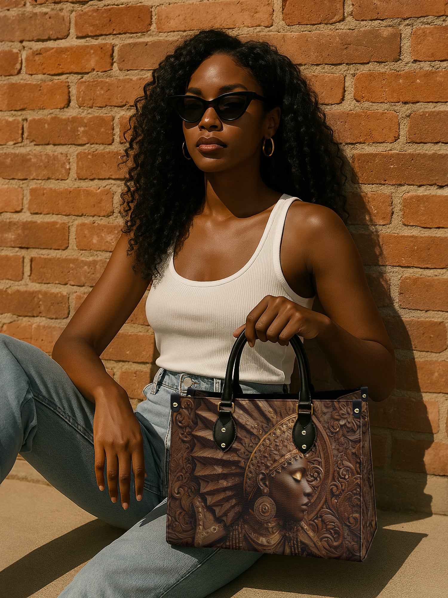 Carai Dawn Premium Leather Handbag QR0XD704