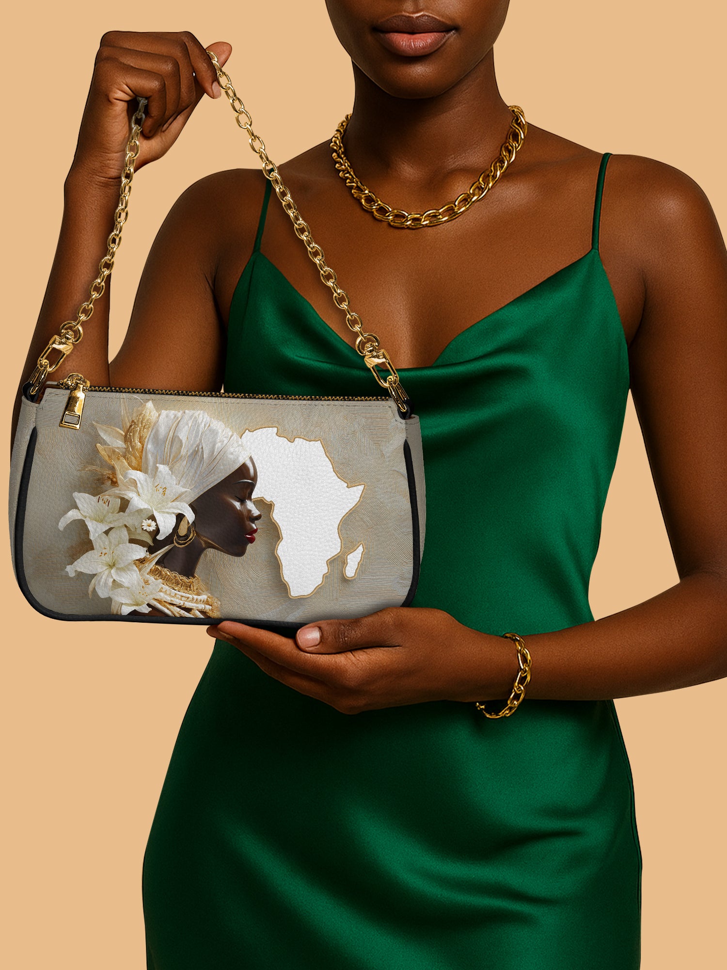African Brilliance Classic Zip Pochette QR0XD546