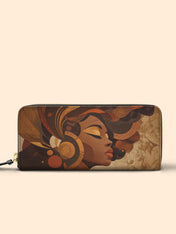 Earthy Goddess Slimline Zippy Wallet QR0HH068