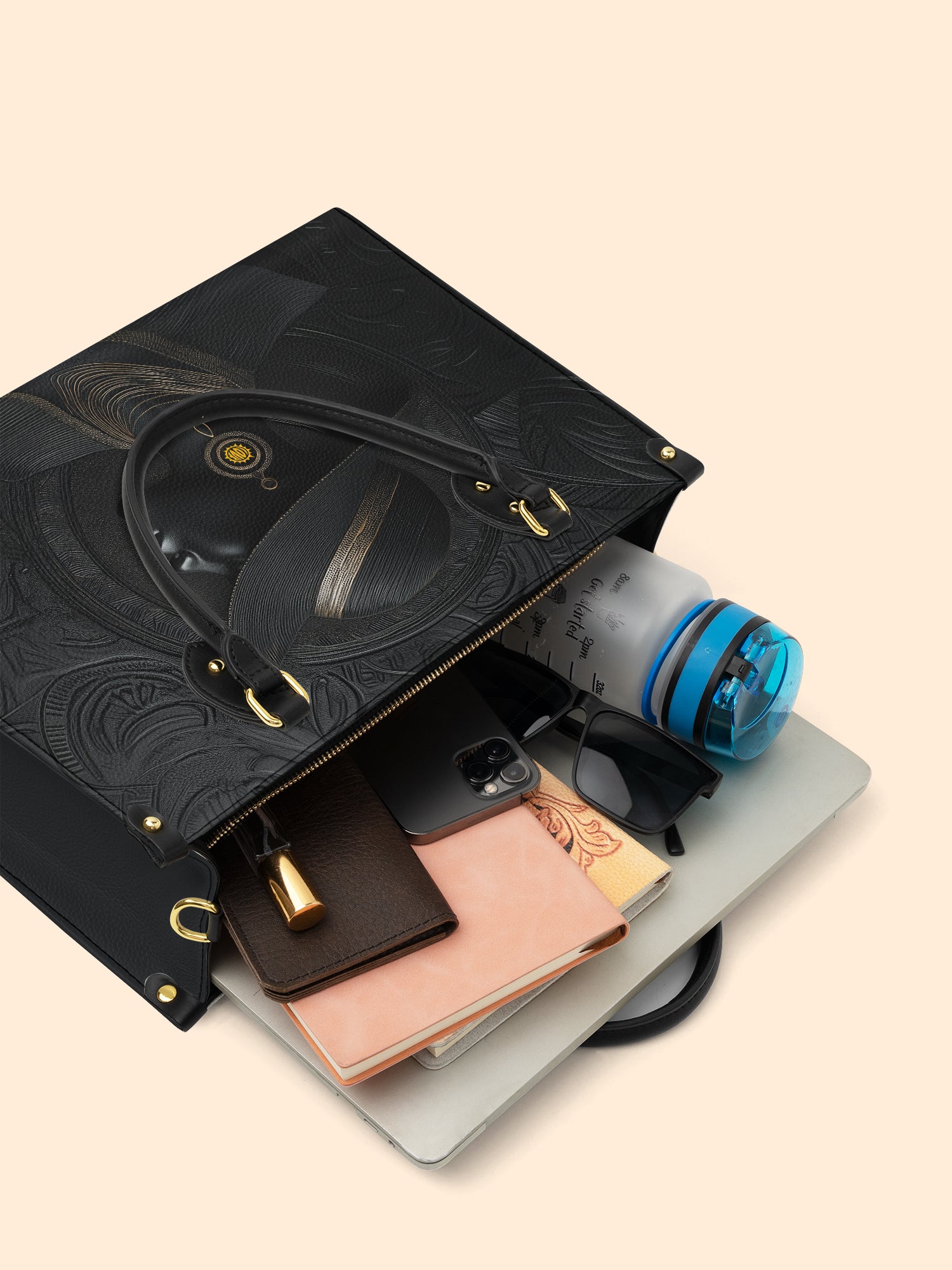 Midnight Glow Premium Leather Handbag QR0TD278