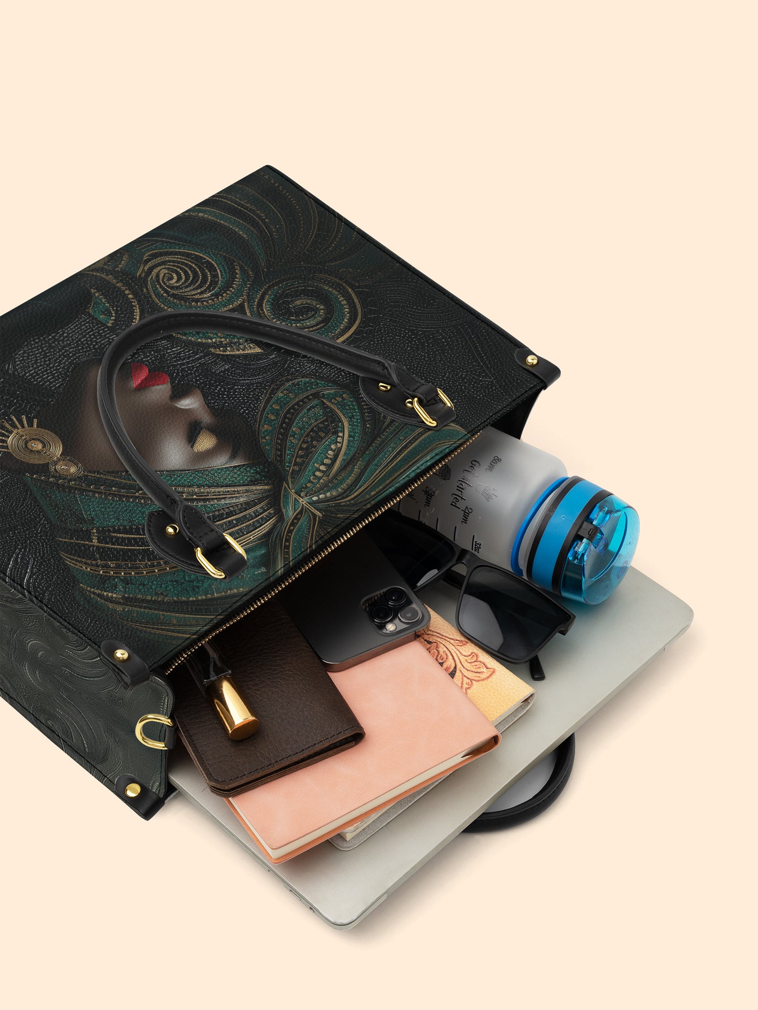 African Origins Premium Leather Handbag QR0XD458