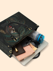 African Origins Premium Leather Handbag QR0XD458