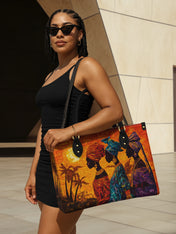 Golden Sisters Premium Leather Handbag QR0TD089