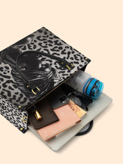 Ardora Leopard Premium Leather Handbag QR0XD464