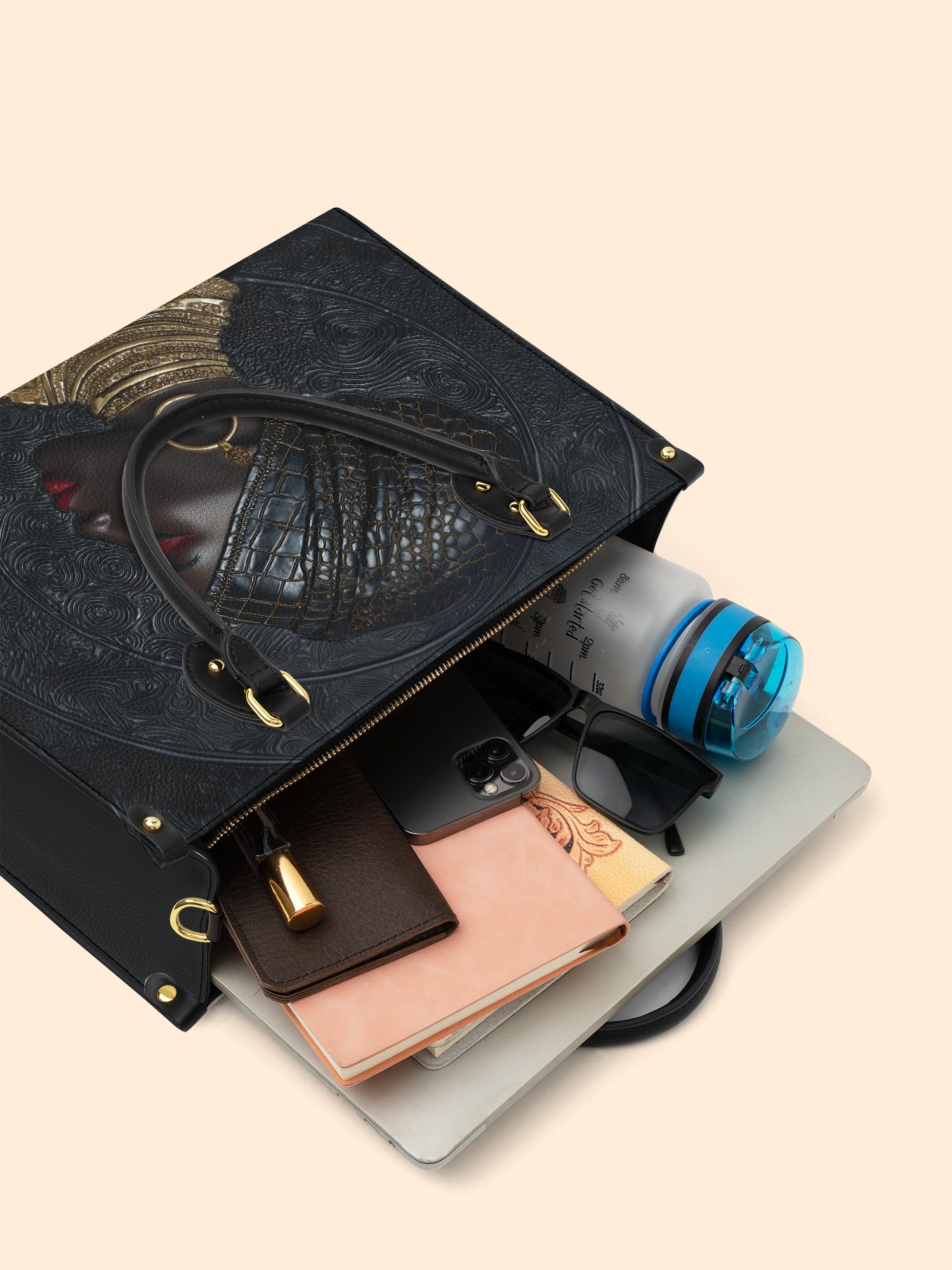 Artistry of Africa Premium Leather Handbag QR0XD462