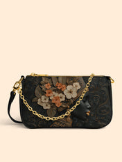 Orange Blooms Queen Classic Zip Pochette QR0XD301