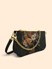 Orange Blooms Queen Classic Zip Pochette QR0XD301