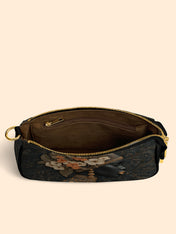 Orange Blooms Queen Classic Zip Pochette QR0XD301