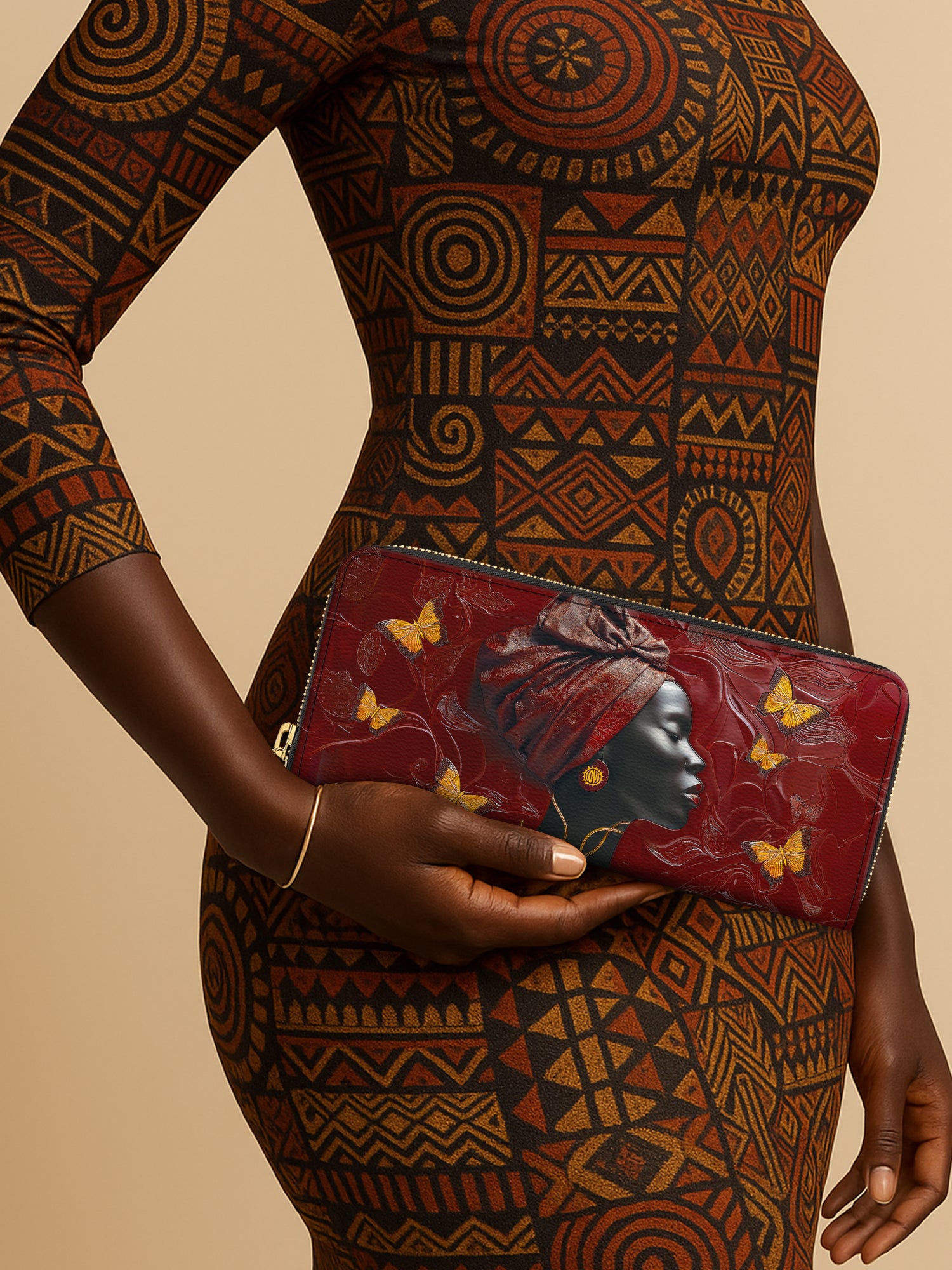 Gilded Grace Slimline Zippy Wallet QR0XD043