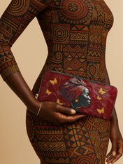 Gilded Grace Slimline Zippy Wallet QR0XD043