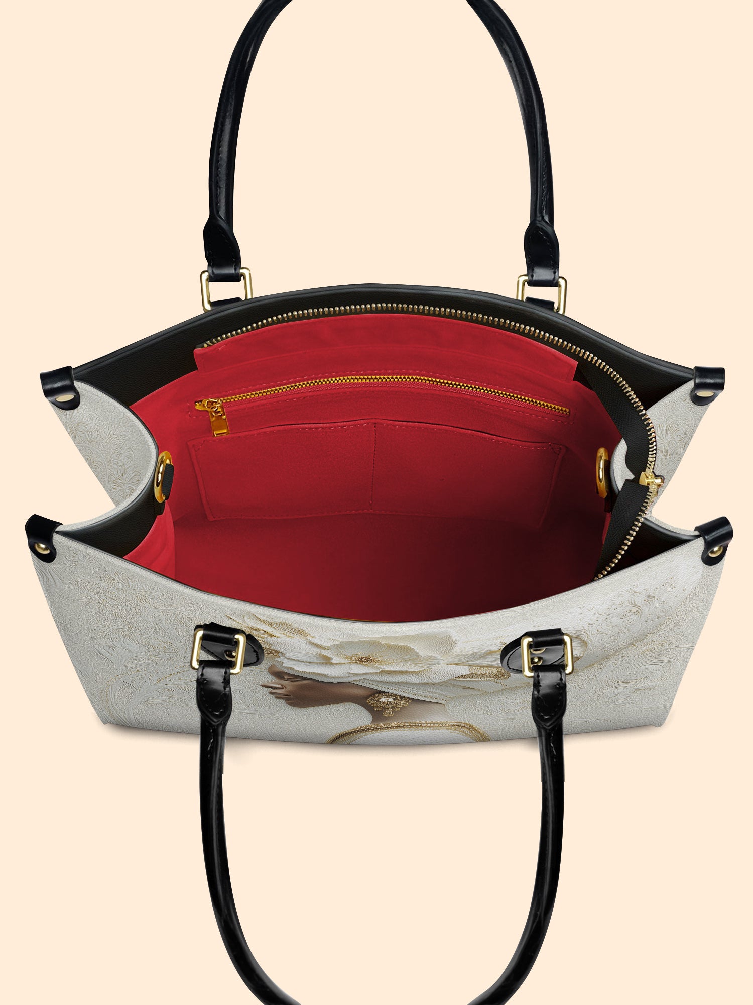 Pearl Serenity Premium Leather Handbag QR0TV148