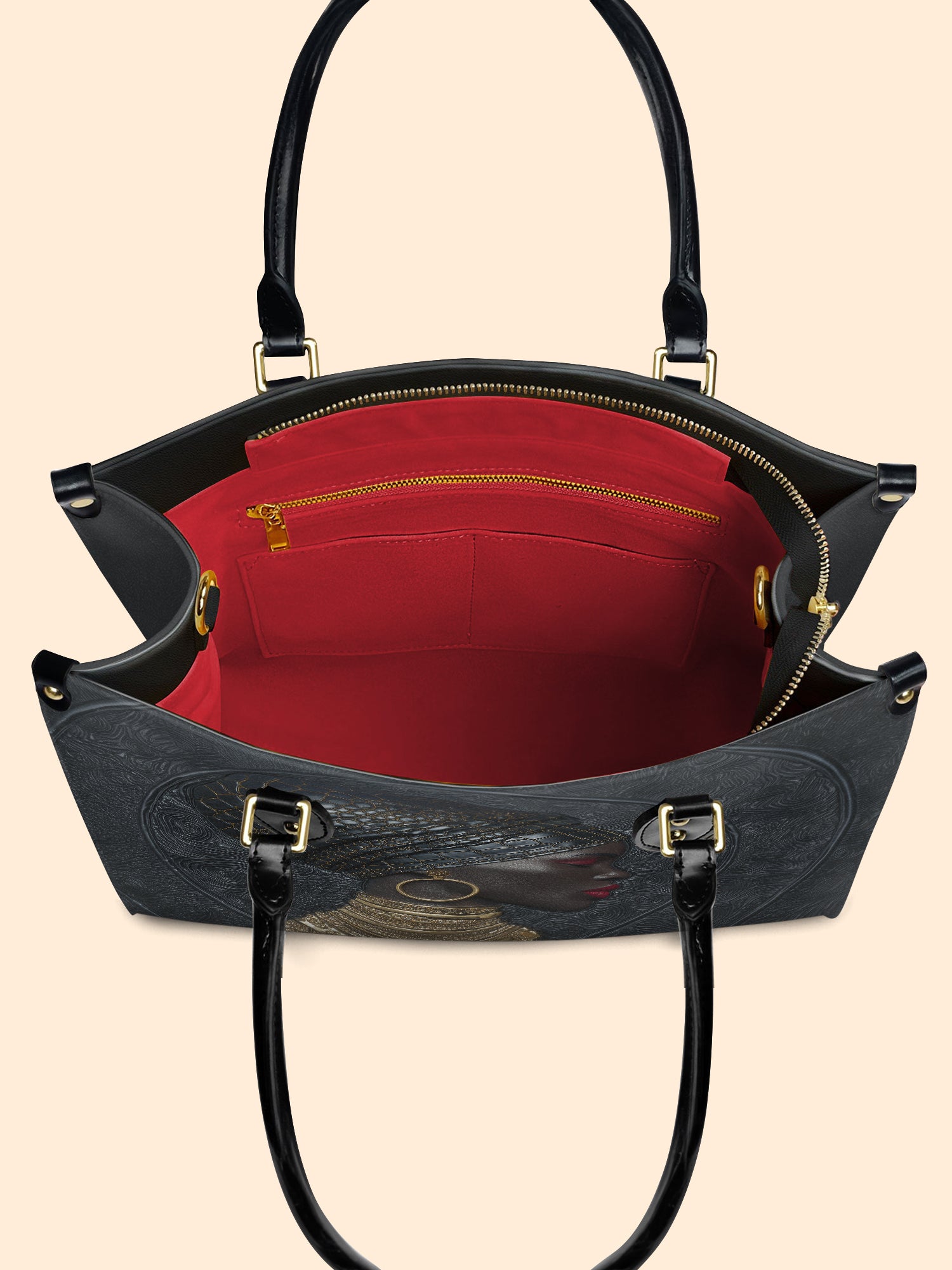 Artistry of Africa Premium Leather Handbag QR0XD462