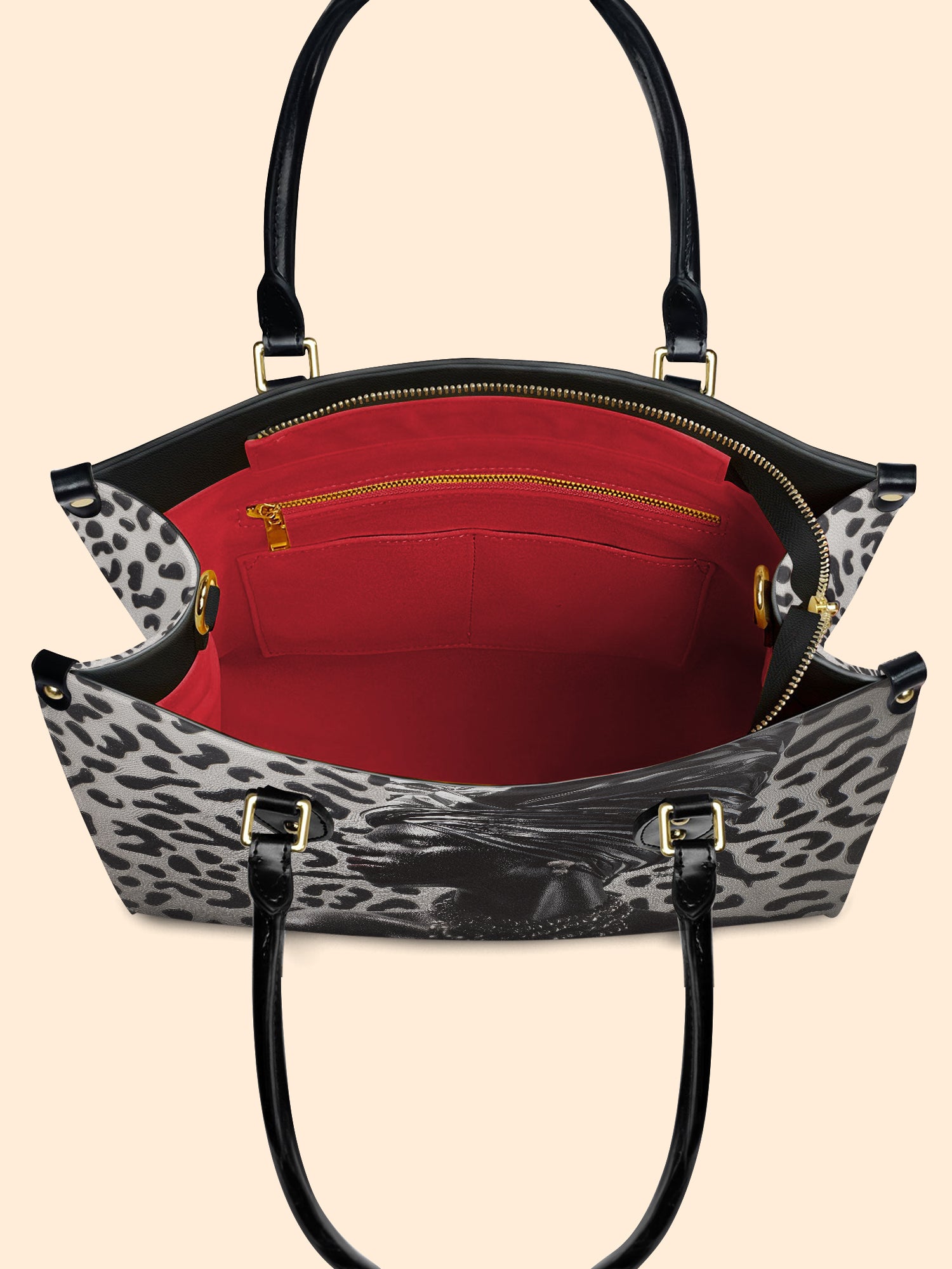 Ardora Leopard Premium Leather Handbag QR0XD464