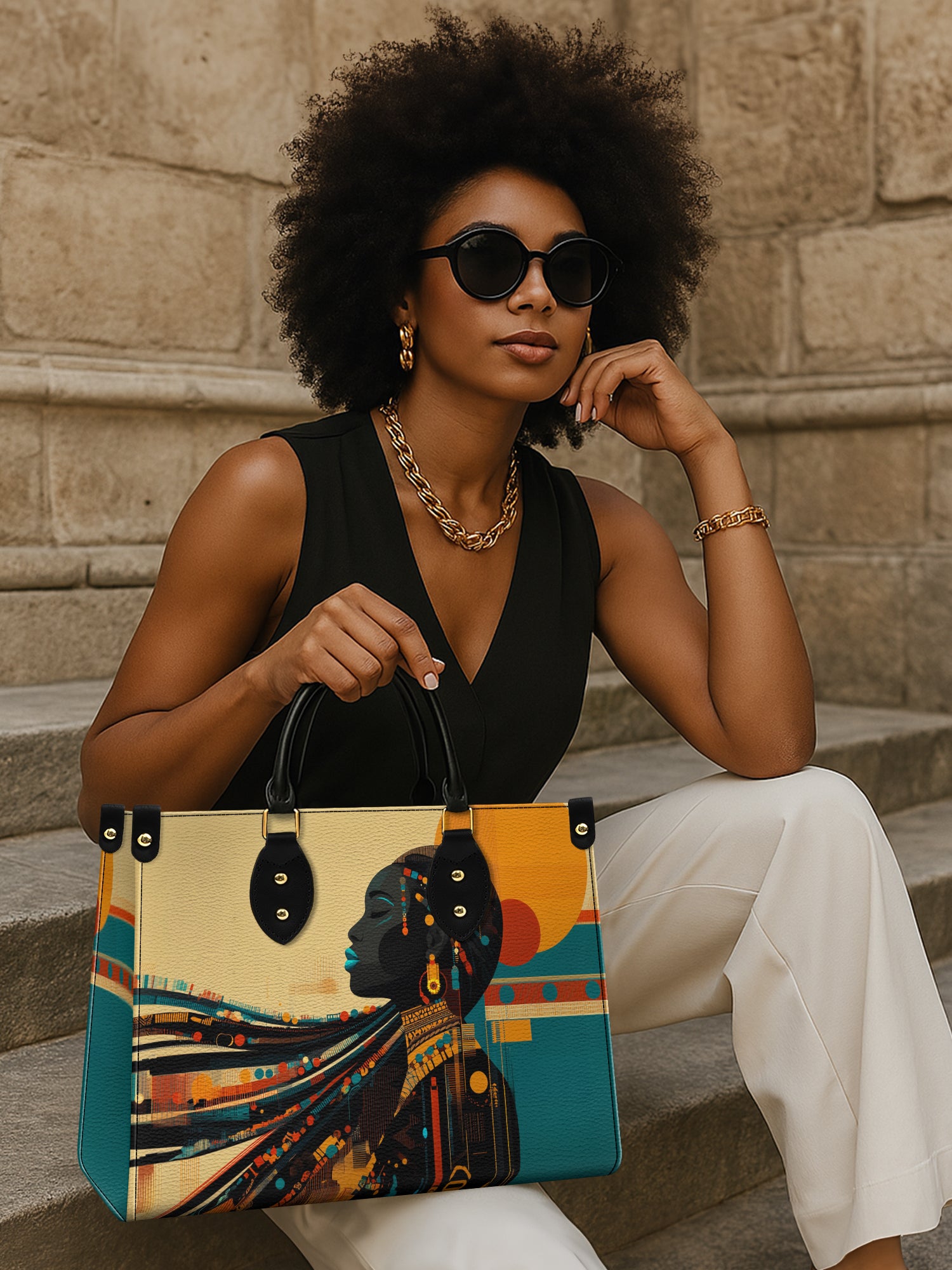 Spirit Of Sahara Premium Leather Handbag QR0TV189