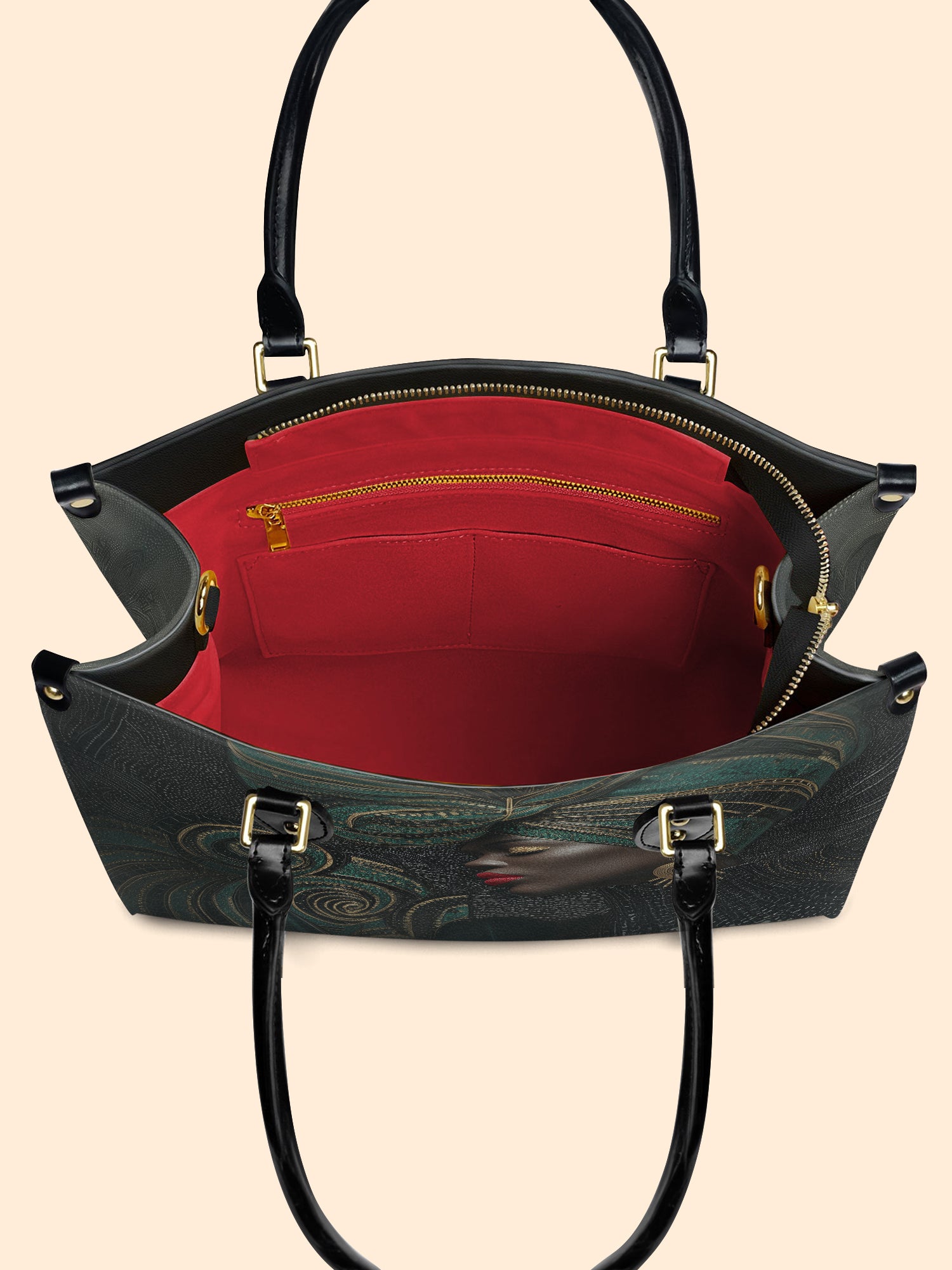 African Origins Premium Leather Handbag QR0XD458