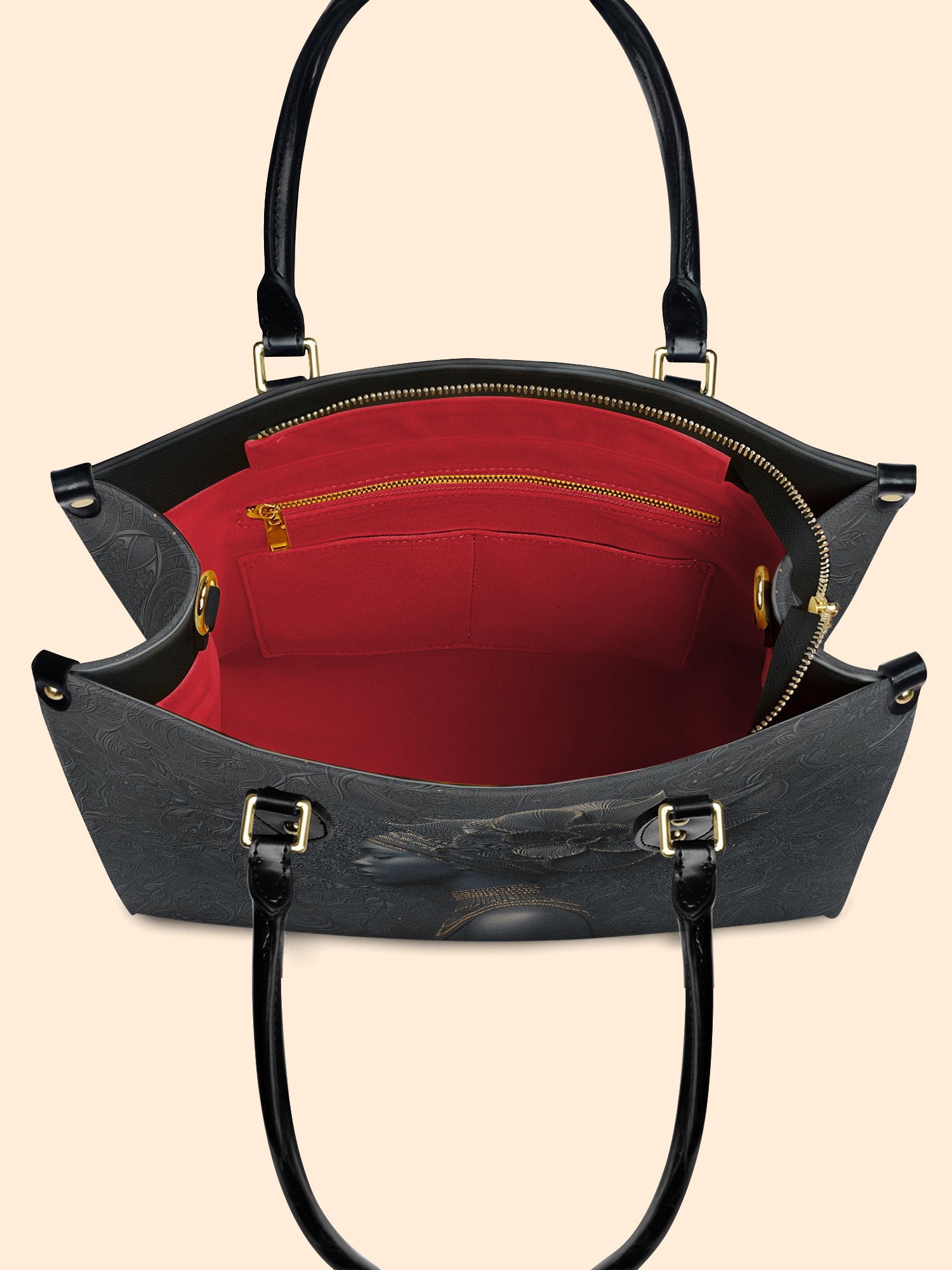 Shadow Orchid Premium Leather Handbag QR0TV147