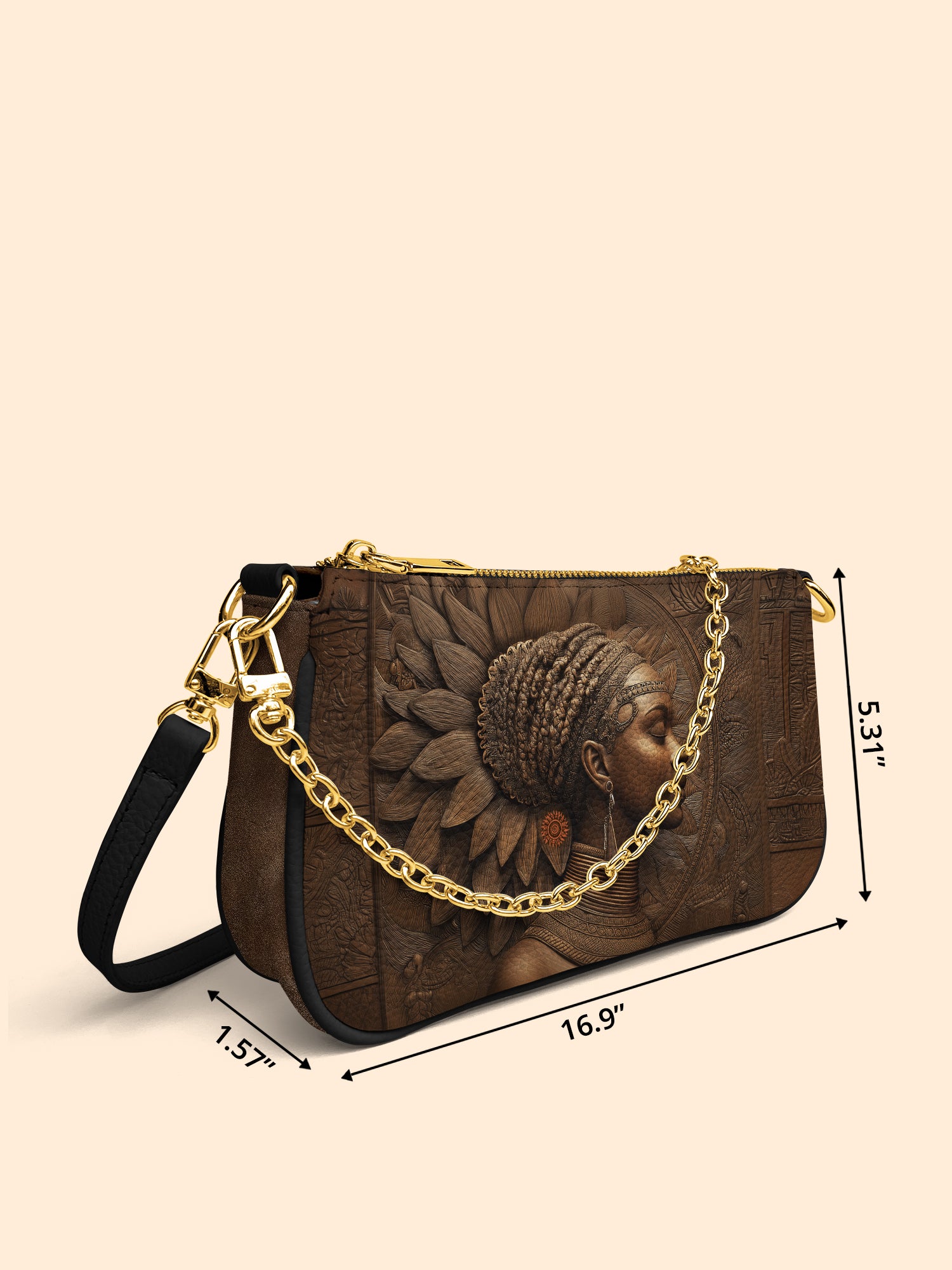 Aasha Africa Classic Zip Pochette QR0XD615
