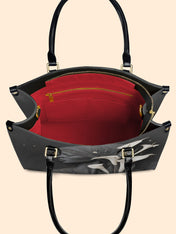 Lunar Silhouette Premium Leather Handbag QR0TD207