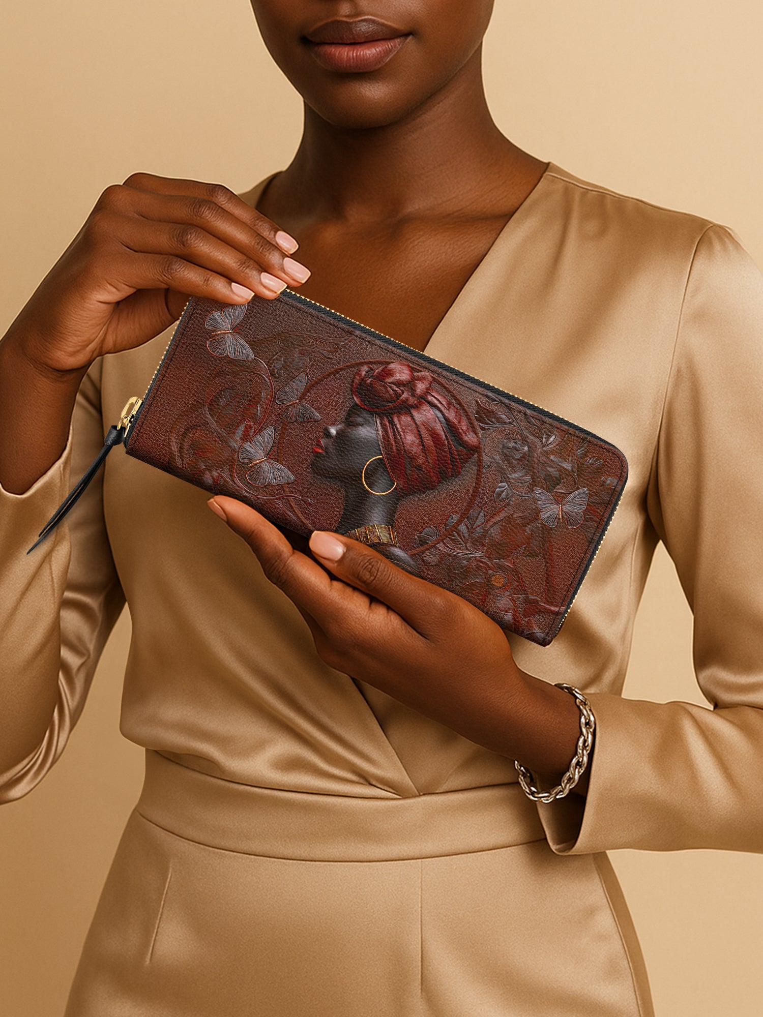 Butterfly Spirit Slimline Zippy Wallet QR0XD044