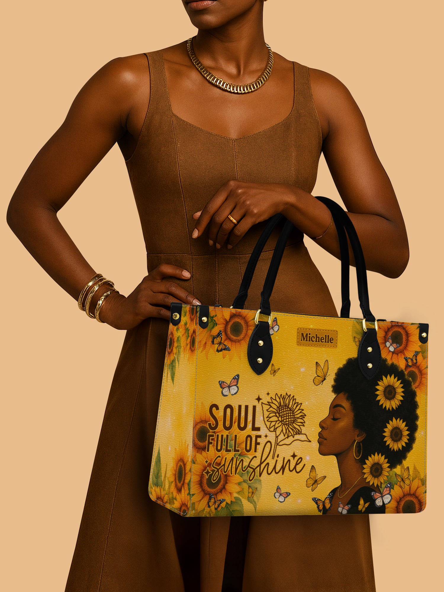 Sunshine Soul Premium Leather Handbag