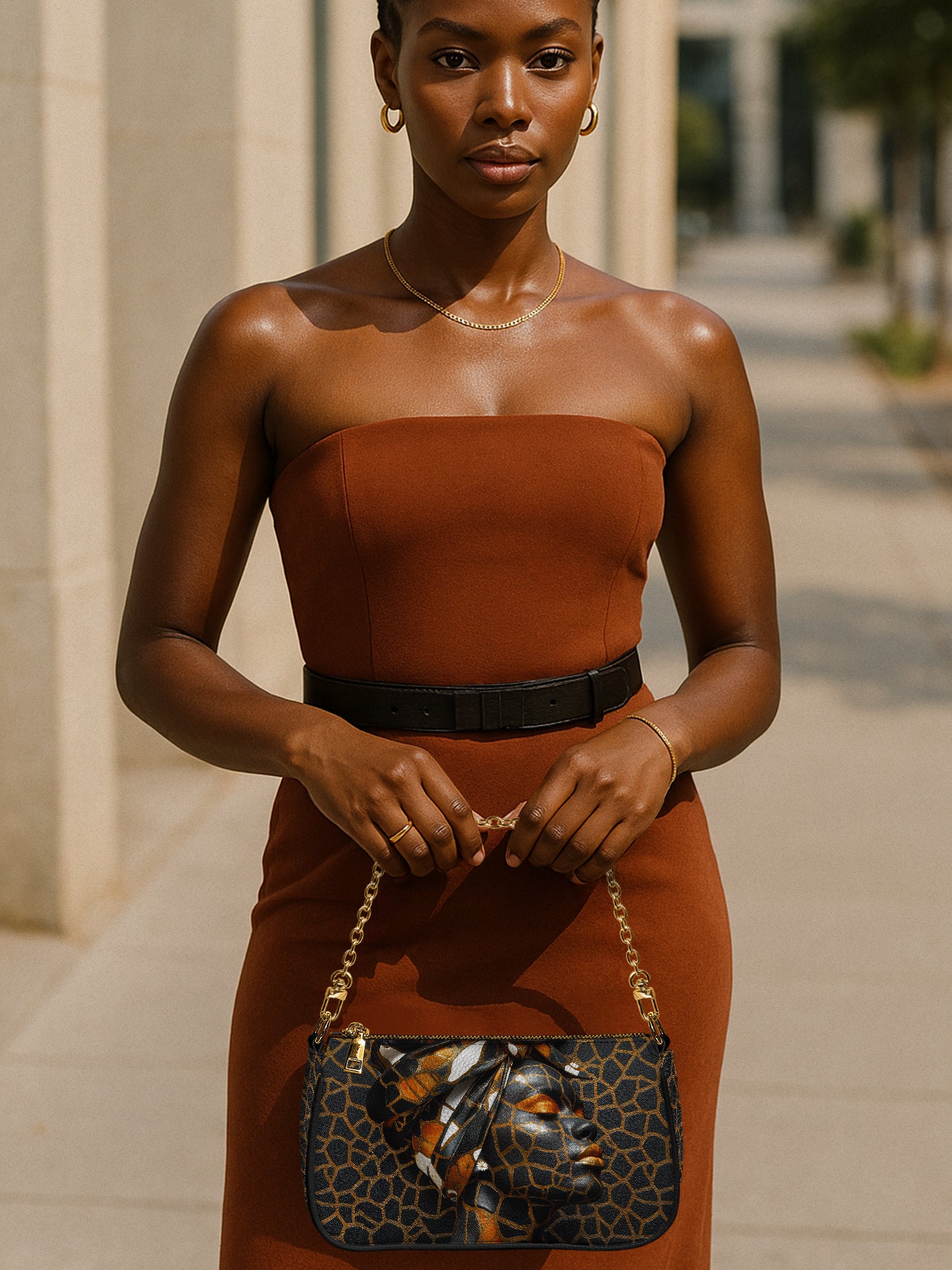 Giraffe Grace Classic Zip Pochette QR0HH103