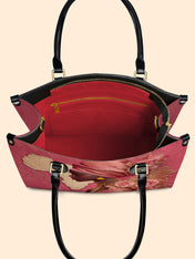 African Blossom Premium Leather Handbag QR0XD538