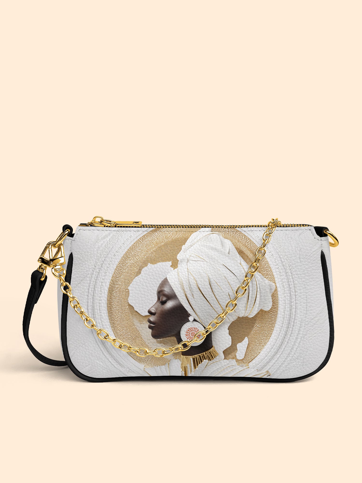 Motherland White Classic Zip Pochette QR0TD333