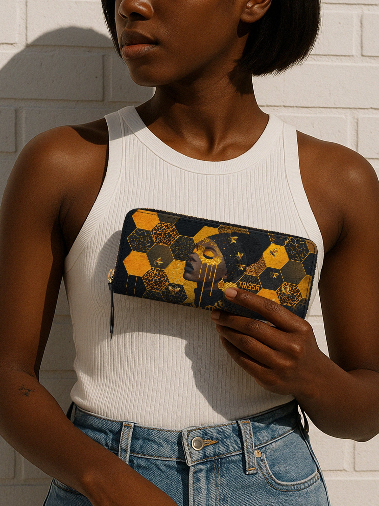 Queen Bee Slimline Zippy Wallet