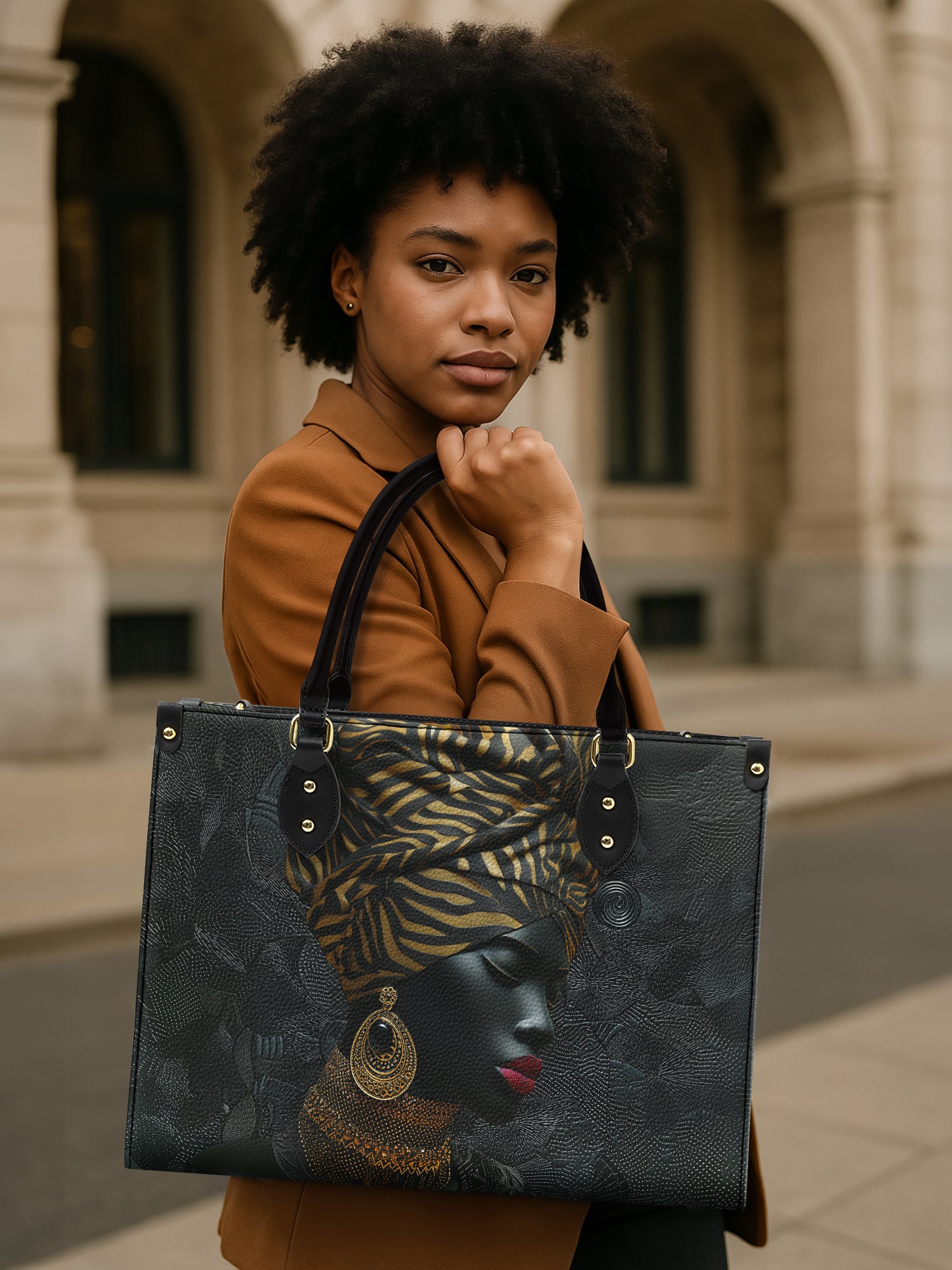 Desert Muse Premium Leather Handbag QR0XD740