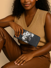 Noir Serenity Slimline Zippy Wallet QR0TD215