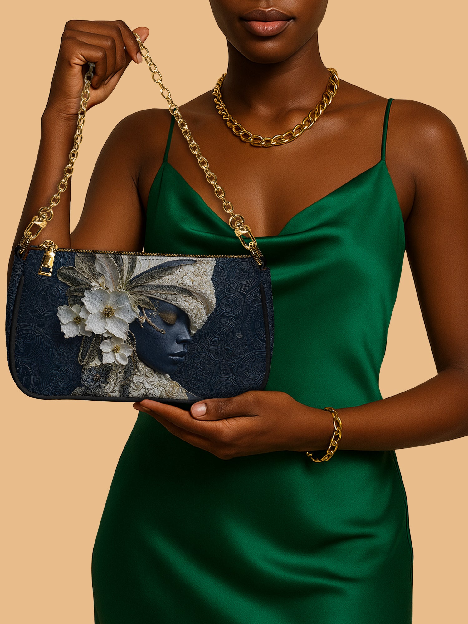 Ivory Veil Classic Zip Pochette QR0TD211