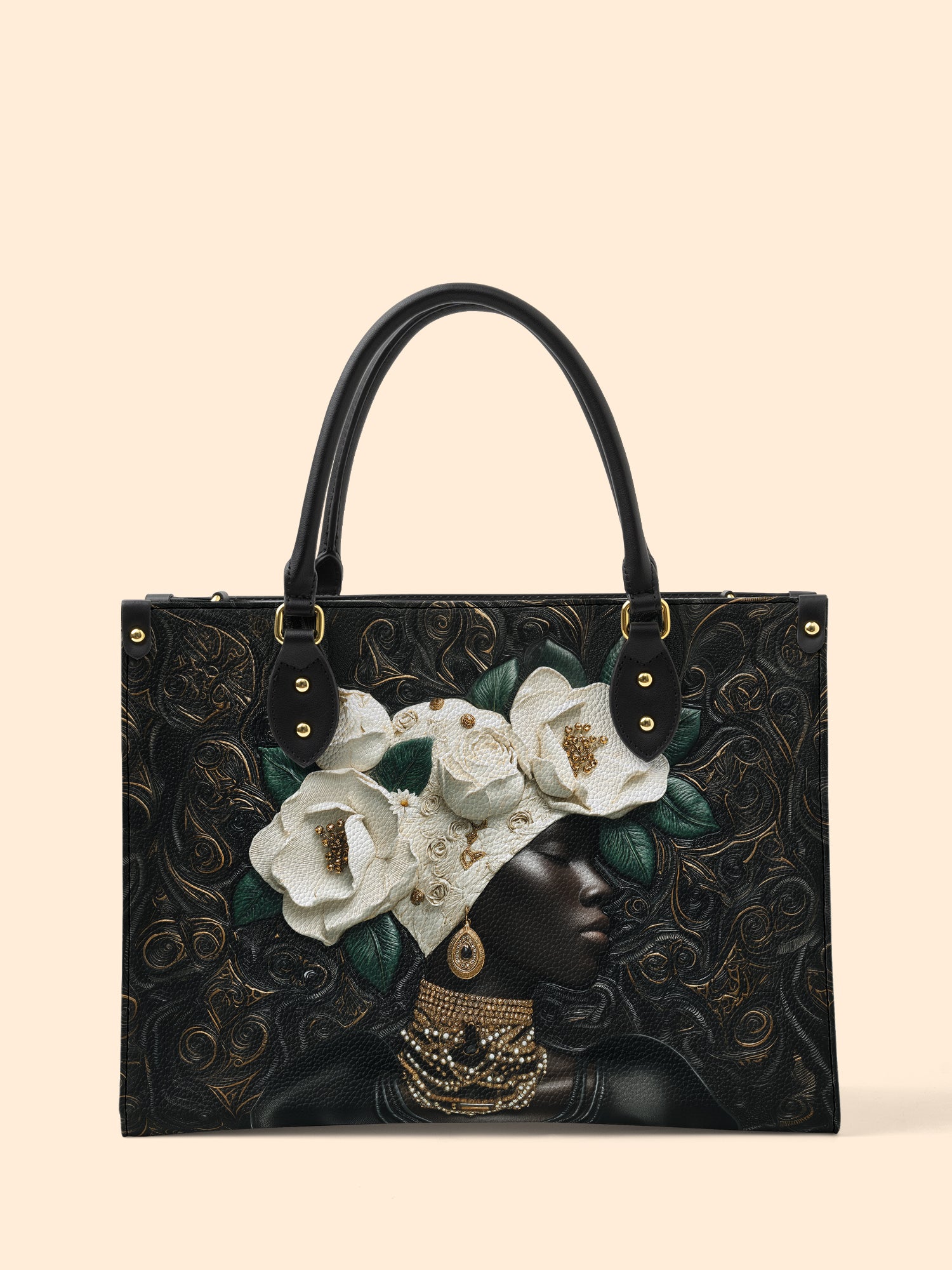 Cherokee Rose Aura Premium Leather Handbag QR0XD289