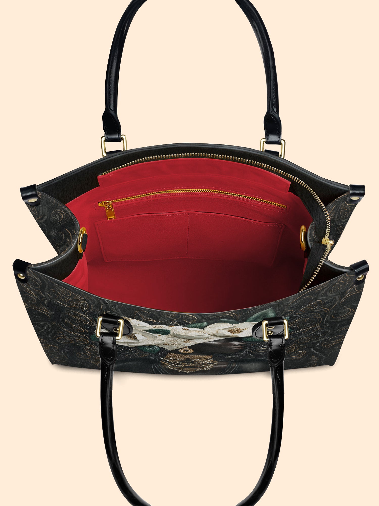 Cherokee Rose Aura Premium Leather Handbag QR0XD289