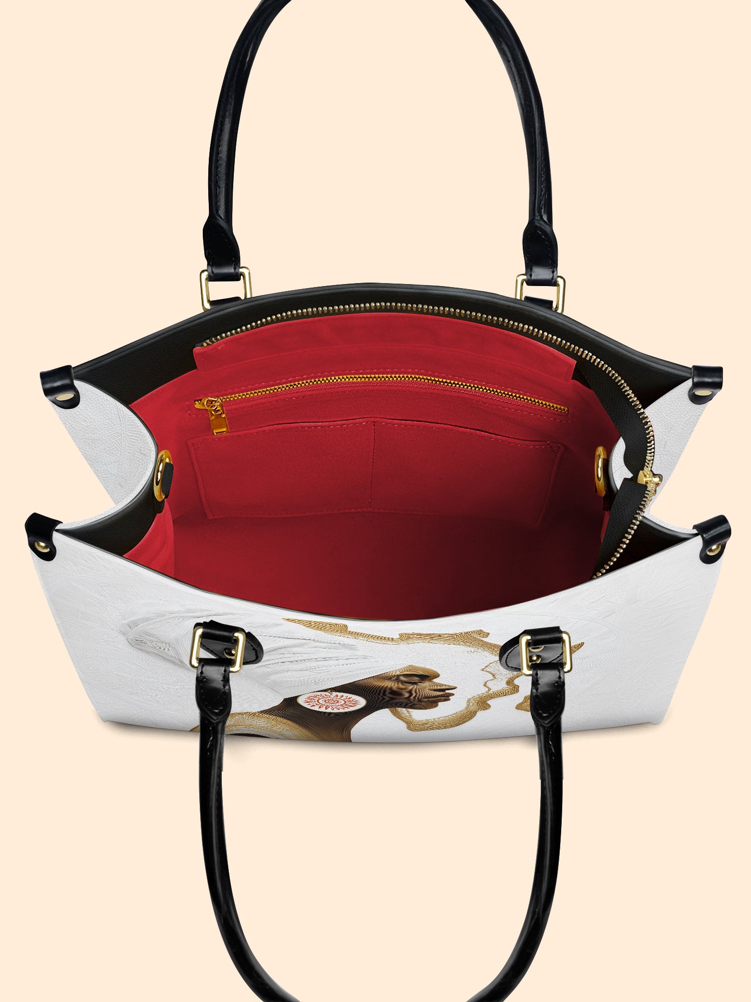 Sacred Continent Premium Leather Handbag QR0TD334