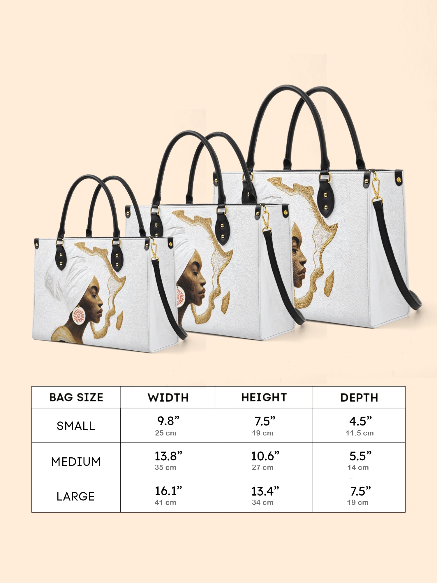 Sacred Continent Premium Leather Handbag QR0TD334