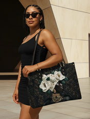 Cherokee Rose Aura Premium Leather Handbag QR0XD289