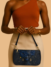 Midnight Bluebonnet Classic Zip Pochette QR0XD300