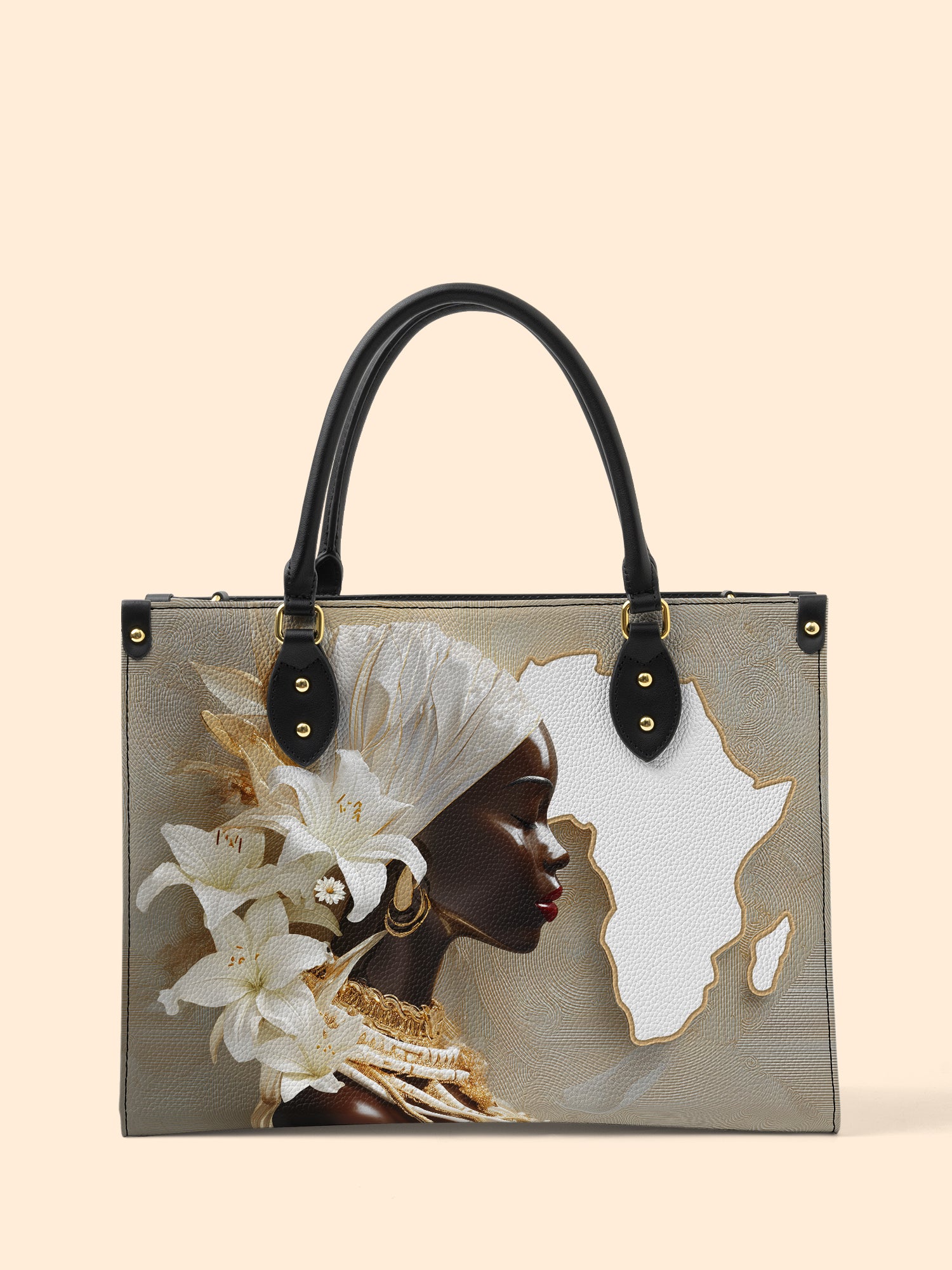 African Brilliance Premium Leather Handbag QR0XD536