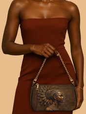 Aasha Africa Classic Zip Pochette QR0XD615