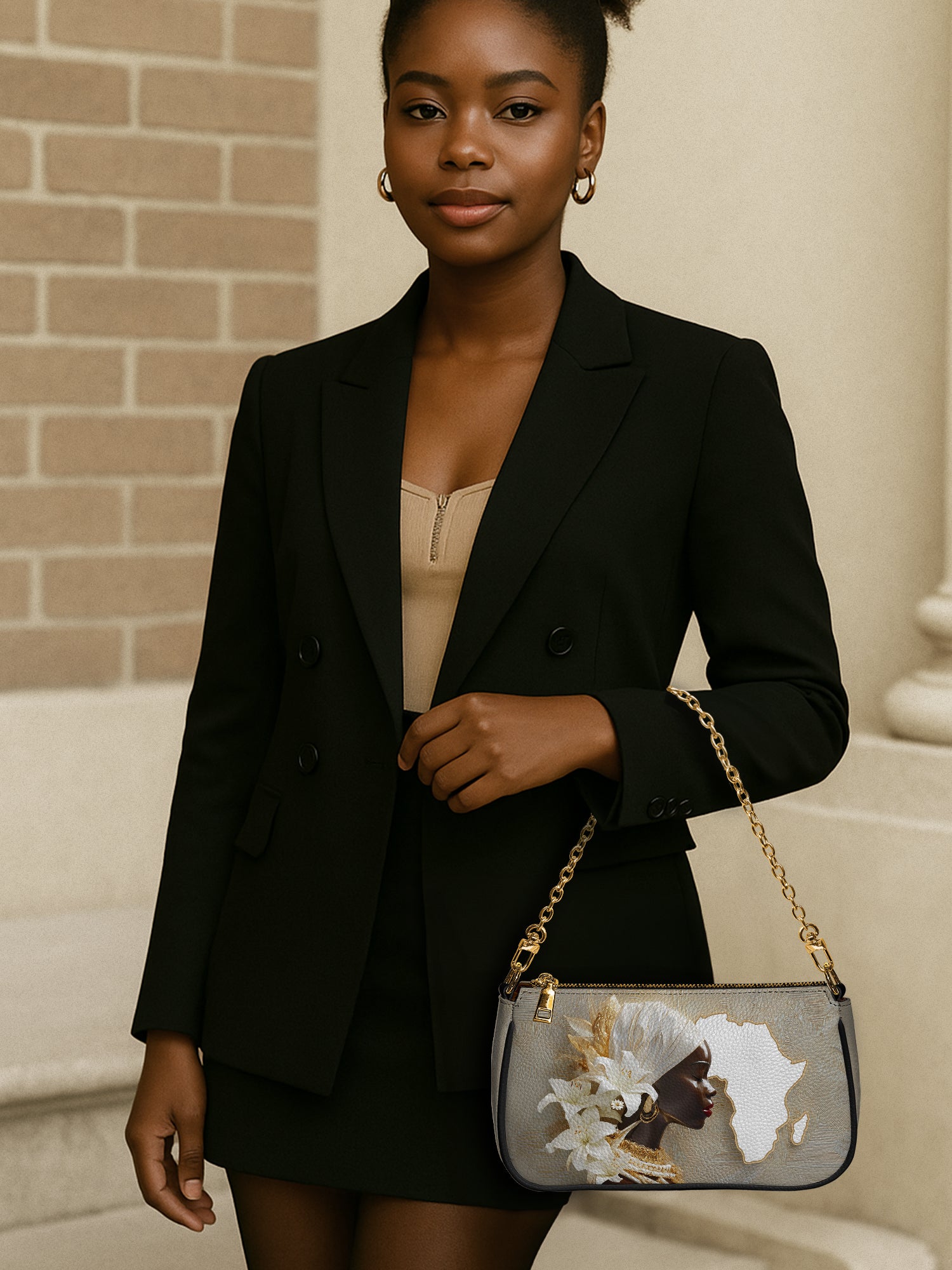 African Brilliance Classic Zip Pochette QR0XD546