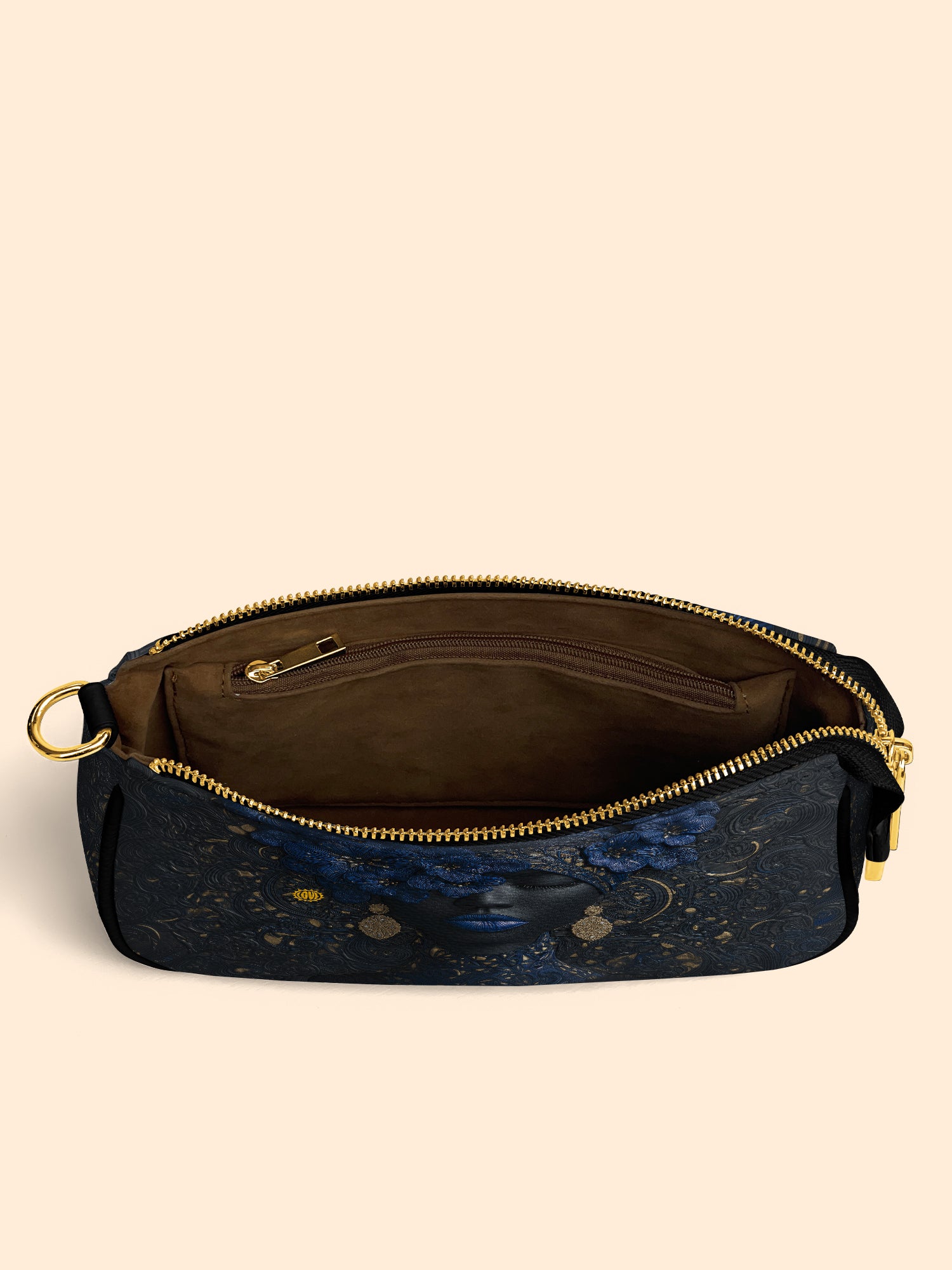 Midnight Bluebonnet Classic Zip Pochette QR0XD300