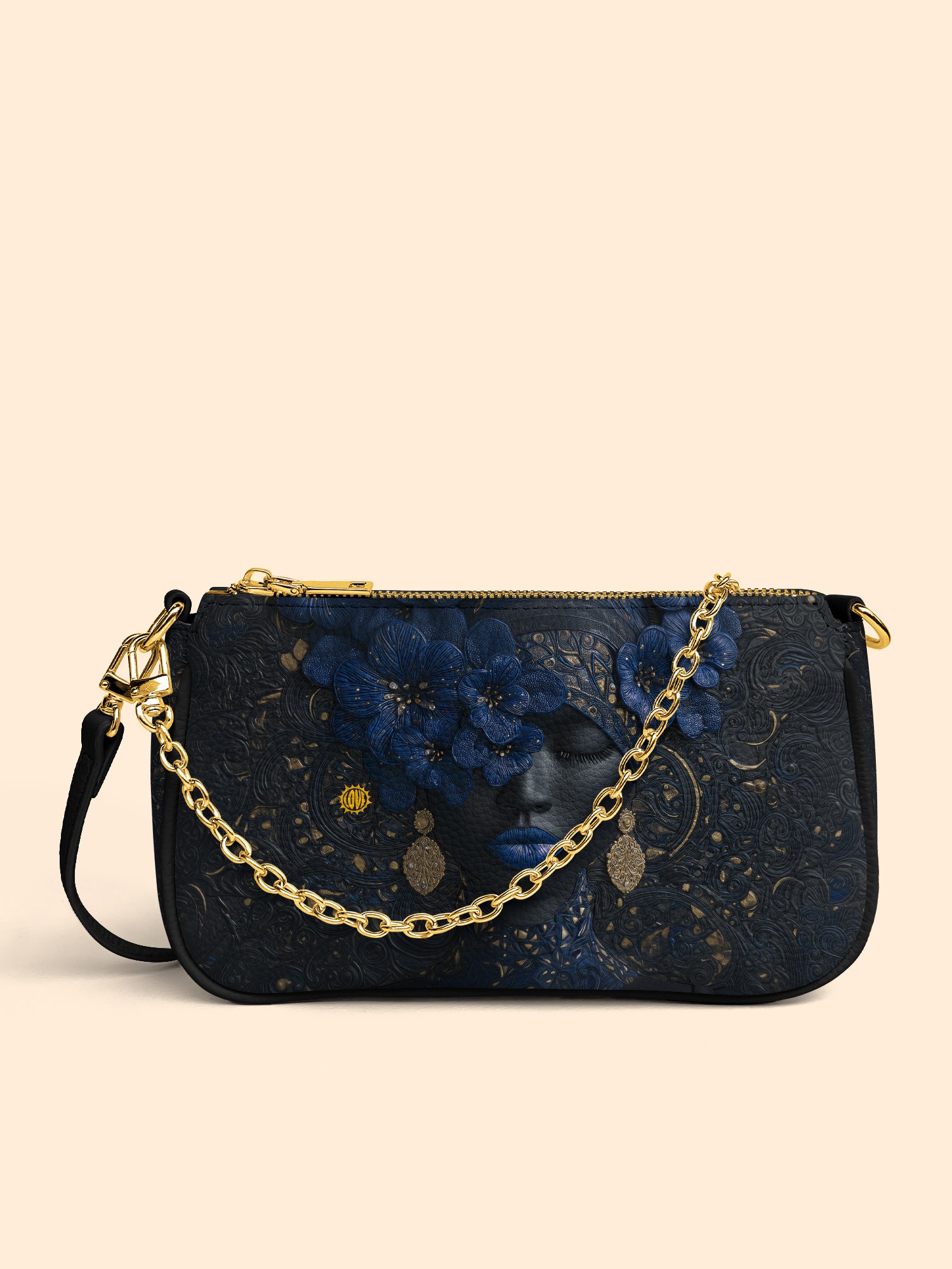 Midnight Bluebonnet Classic Zip Pochette QR0XD300
