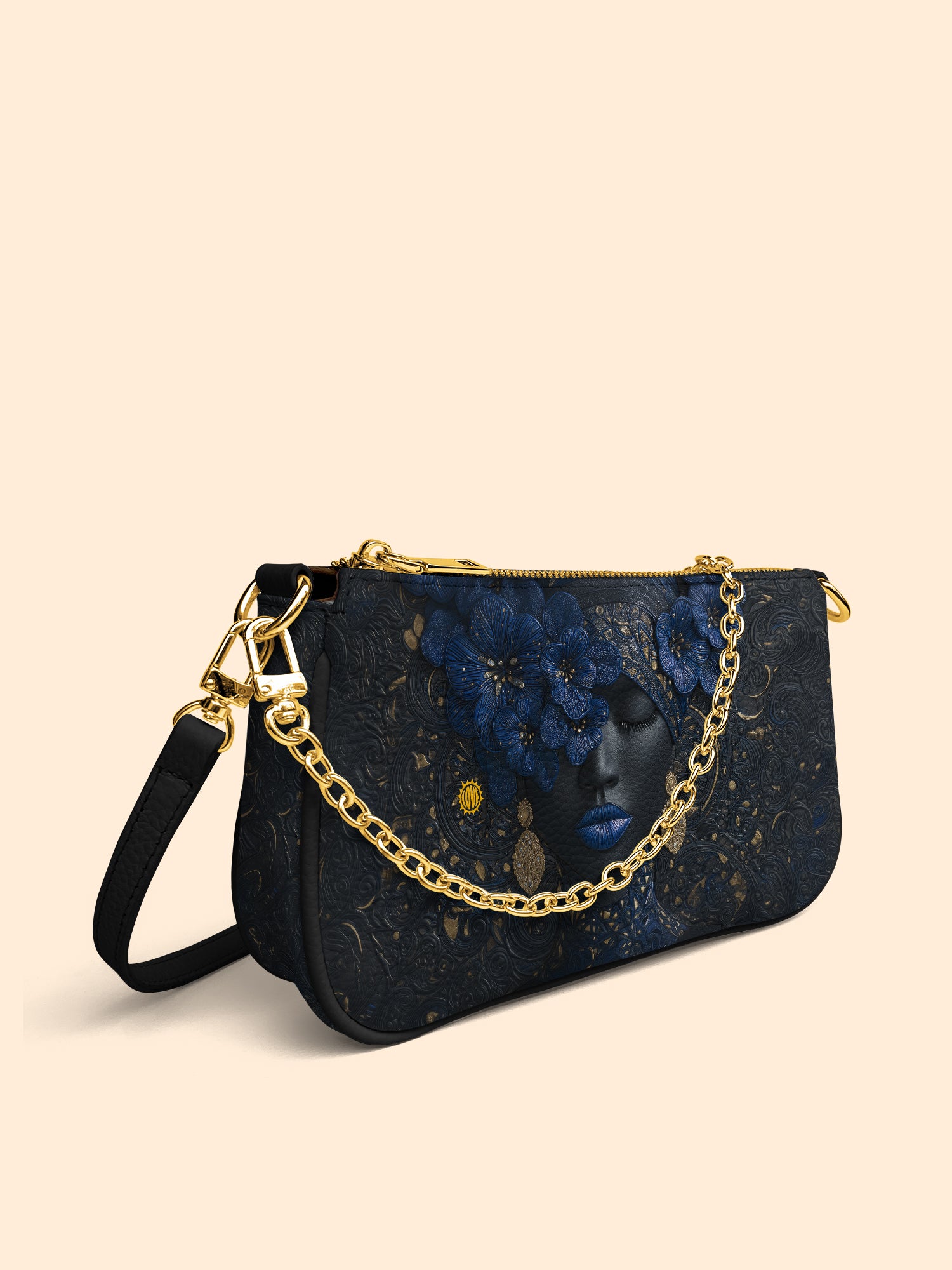 Midnight Bluebonnet Classic Zip Pochette QR0XD300