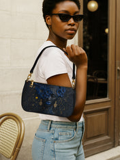 Midnight Bluebonnet Classic Zip Pochette QR0XD300