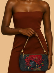 Scarlet Rose Inferno Classic Zip Pochette QR0XD302