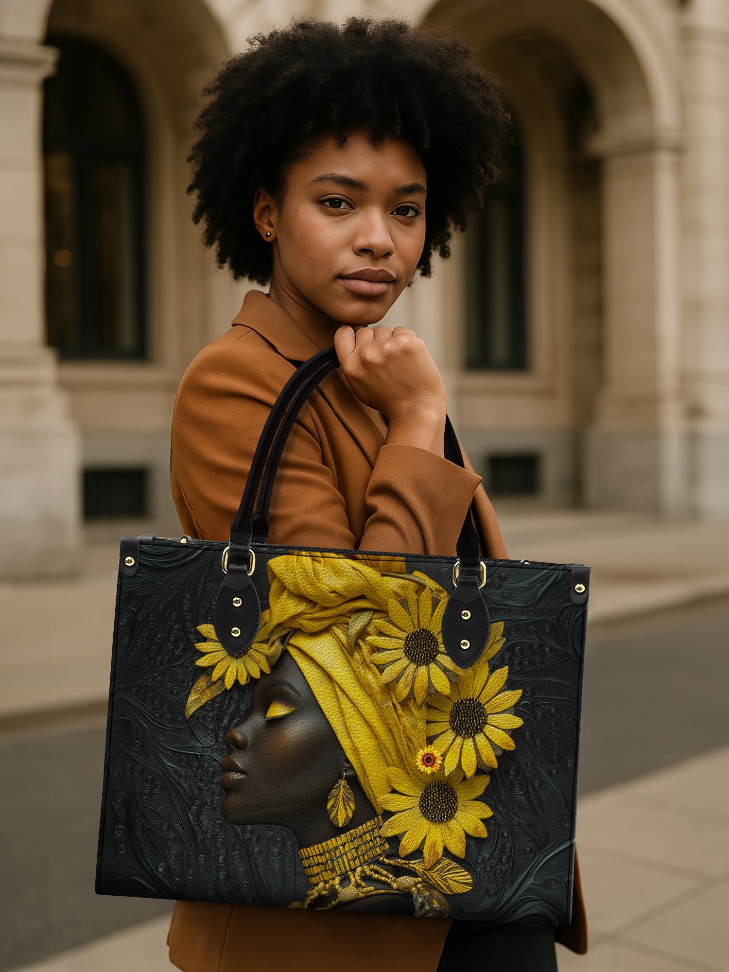 Tickseed Glory Empress Premium Leather Handbag QR0XD295